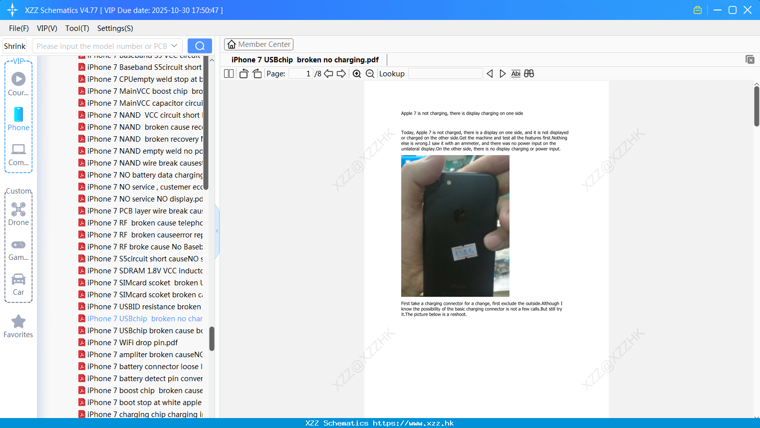 IPhone 7 USBchip Broken No Charging
